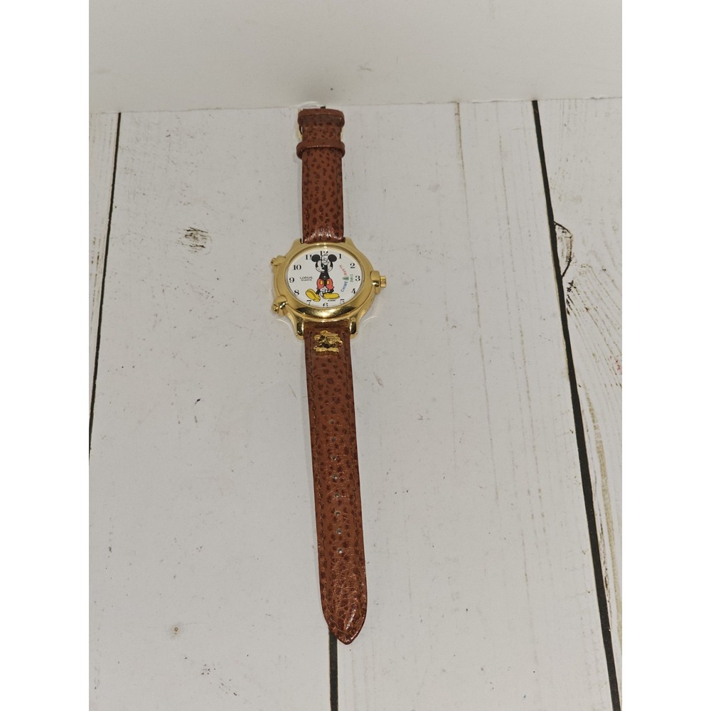 Vintage Lorus Mickey Mouse Watch – Alarm, Chime & Time Functions – Disney‎